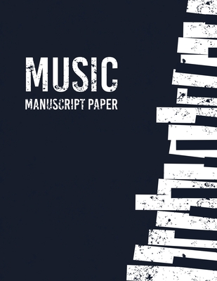 Standard Wirebound Manuscript Paper: 100 Pages of Wide Staff Paper (8.5x11),  perfect for learning (Paperback)