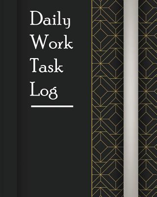 Daily Work Task Log: Work Tracker Cover Image