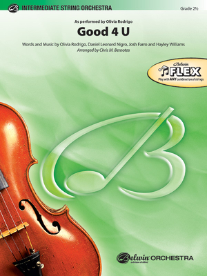 Good 4 U: Conductor Score & Parts (Pop Intermediate String Orchestra) Cover Image