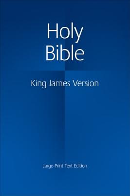 Large Print Text Bible-KJV Cover Image