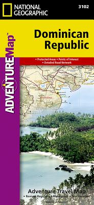 Dominican Republic Map (National Geographic Adventure Map #3102) By National Geographic Maps Cover Image