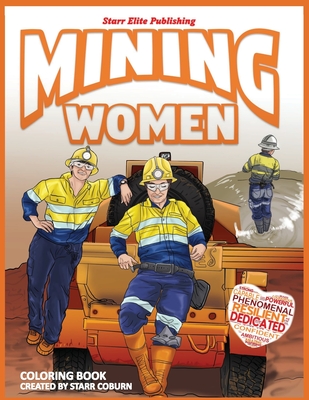 Mining Women Coloring Book Cover Image