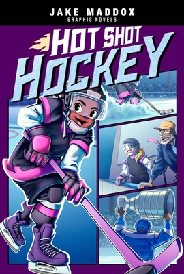Hot Shot Hockey (Jake Maddox Graphic Novels) Cover Image