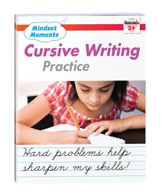 Mindset Moments: Cursive Handwriting Practice Gr. 3+ Reproducible Cover Image