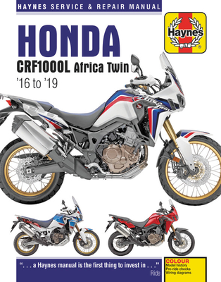Honda CRF1000L Africa Twin from 2016-2019 Haynes Repair Manual (Haynes Powersport) By Editors of Haynes Manuals Cover Image