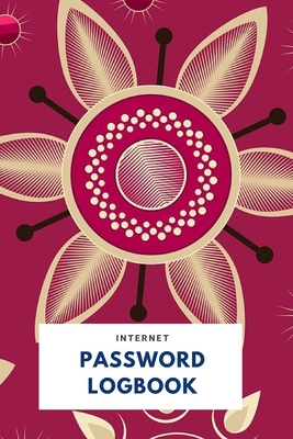 elephant mandala Cover password notebook alphabet Internet Password Logbook Large Print With Tabs passwords