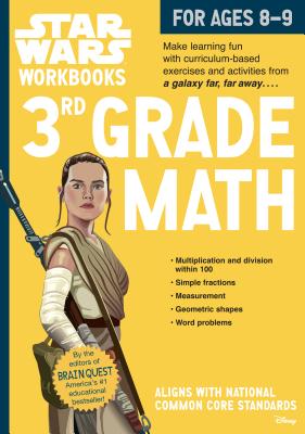 Star Wars Workbook: 3rd Grade Math (Star Wars Workbooks) Cover Image