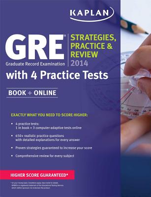 Kaplan GRE with Access Code: Strategies, Practice, and Review By Kaplan (Manufactured by) Cover Image