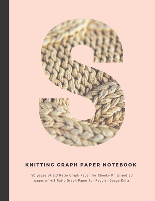 Knitting Graph Paper Notebook: Personalized with the initial 