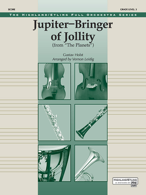 Jupiter--Bringer of Jollity: (From the Planets), Conductor Score Cover Image