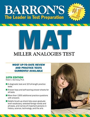 Barron's MAT: Miller Analogies Test Cover Image
