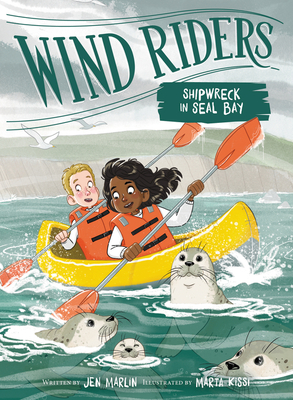 Wind Riders #3: Shipwreck in Seal Bay By Jen Marlin, Marta Kissi (Illustrator) Cover Image