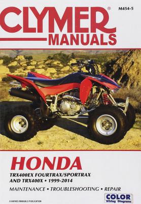 Honda TRX400EX Fourtrax/Sportrax and TRX400X 1999-2014 (Clymer Manuals) Cover Image
