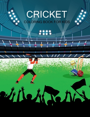 Cricket Coloring Book For Kids: Cute Cricket Coloring Book Cover Image