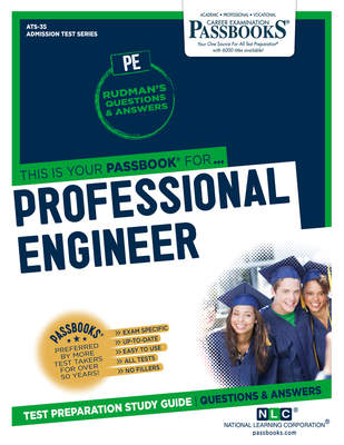 Professional Engineer (PE) (ATS-35): Passbooks Study Guide (Admission Test Series (ATS) #35) By National Learning Corporation Cover Image