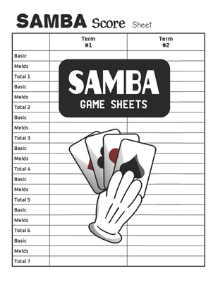 Samba Game Sheets: Samba Score Sheets Cover Image