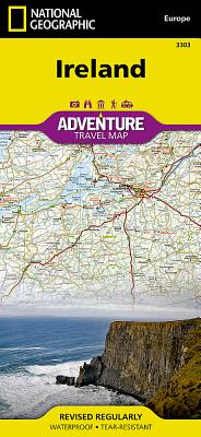 Ireland Map (National Geographic Adventure Map #3303) By National Geographic Maps Cover Image