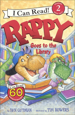 Rappy Goes to the Library (I Can Read!: Level 2) By Dan Gutman, Tim Bowers (Illustrator) Cover Image