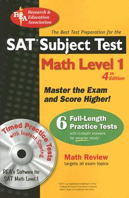 SAT Subject Test(tm) Math Level 1 W/CD [With CDROM] (REA Test Preps) By The Editors of Rea Cover Image
