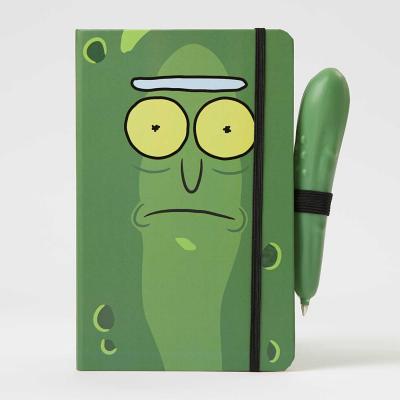 Rick and Morty: Pickle Rick Hardcover Ruled Journal With Pen  Cover Image