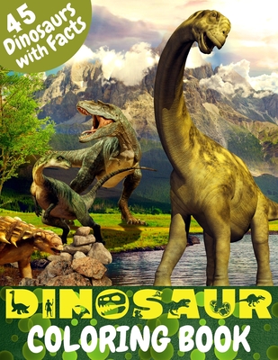 Dinosaur Coloring Book Great Coloring Book For Kids With Dinosaur Facts Paperback The Frugal Frigate