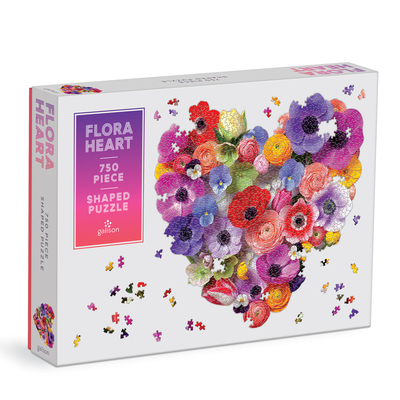 Flora Heart 750 Piece Shaped Puzzle By Galison Mudpuppy (Created by) Cover Image