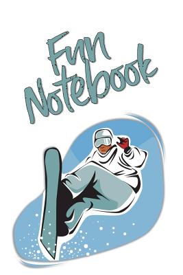 Fun Notebook: Boys Books - Mini Composition Notebook - Ages 6 -12 - Blue Snowboard Book By Simple Planners and Journals Cover Image