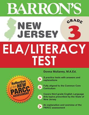 New Jersey Grade 3 ELA/Literacy Test (Barron's Test Prep NJ) Cover Image