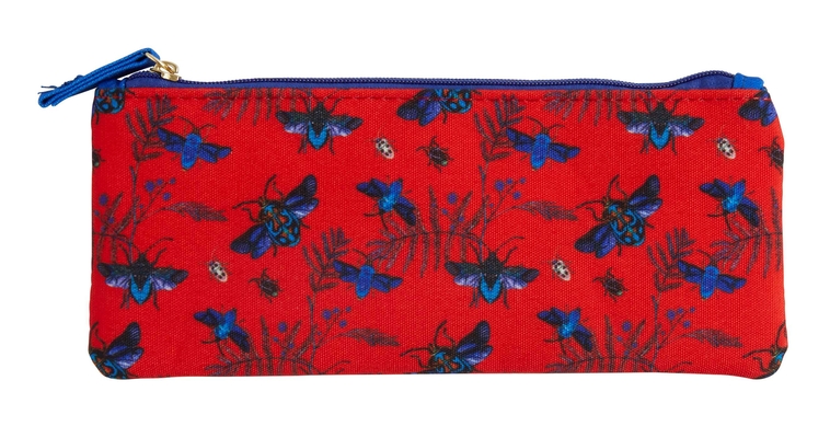 Art of Nature: Flight of Beetles Pencil Pouch (Botanical Collection) Cover Image