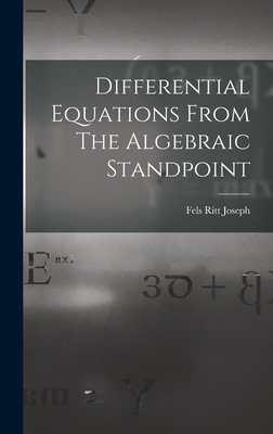 Differential Equations From The Algebraic Standpoint Cover Image