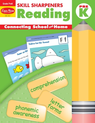 Skill Sharpeners: Reading, Grade Prek Workbook Cover Image