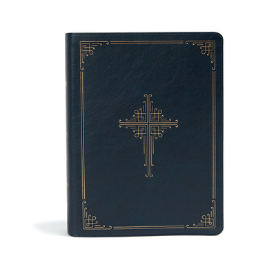CSB Ancient Faith Study Bible, Navy LeatherTouch By CSB Bibles by Holman (Editor) Cover Image
