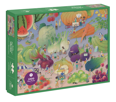 At the Farmers' Market: 1000 Piece Puzzle By Whooli Chen (Illustrator) Cover Image