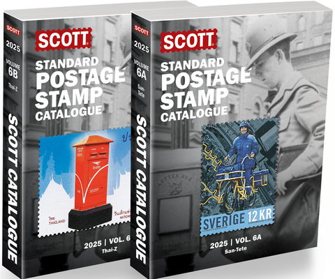 2025 Scott Stamp Postage Catalogue Volume 6: Cover Countries San-Z (2 Copy Set): Scott Stamp Postage Catalogue Volume 6: Countries San-Z Cover Image
