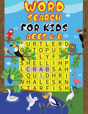 Word Search For Kids Ages 4-6: An Amazing Word Search Activity Book for Kids Word Search for Kids) By King of Store Cover Image