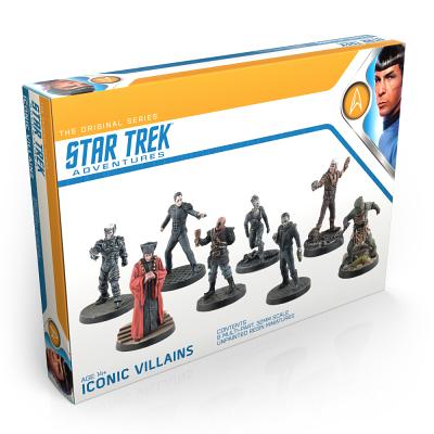 Star Trek Adventures Iconic Villains 32mm Minis Box Set By Modiphius (Created by) Cover Image