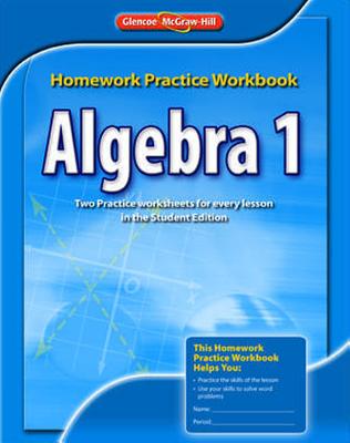 Algebra 1 Homework Practice Workbook Cover Image