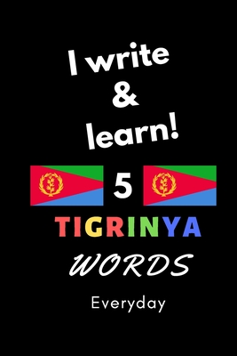 Notebook: I write and learn! 5 Tigrinya words everyday, 6
