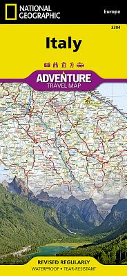Italy Map (National Geographic Adventure Map #3304) By National Geographic Maps Cover Image