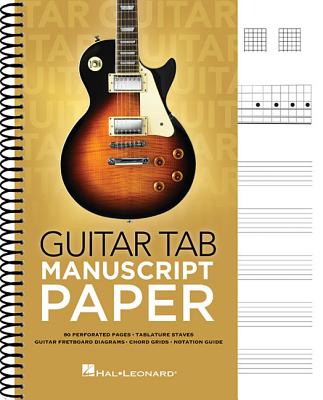 Guitar Tab Manuscript Paper Cover Image