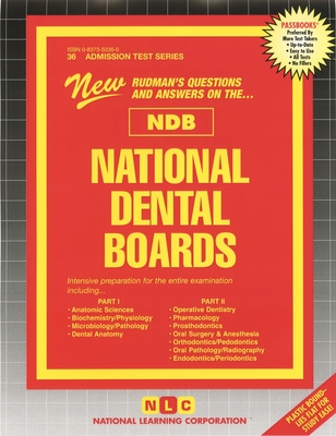 NATIONAL DENTAL BOARDS (NDB) (1 VOL.): Passbooks Study Guide (Admission Test Series (ATS)) By National Learning Corporation Cover Image