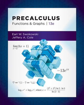 Student Solutions Manual for Swokowski/Cole's Precalculus: Functions and Graphs, 13th Cover Image