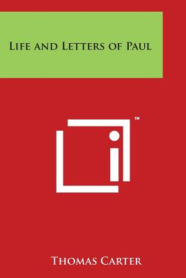 Cover for Life and Letters of Paul