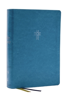 Nkjv, the Bible Study Bible, Leathersoft, Turquoise, Comfort Print: A Study Guide for Every Chapter of the Bible Cover Image