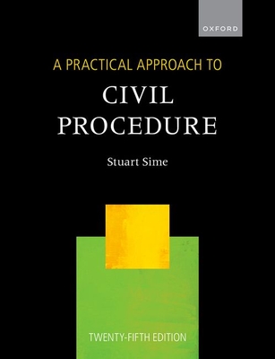 A Practical Approach to Civil Procedure By Stuart Sime Cover Image