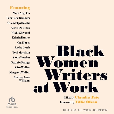 Black Women Writers at Work Cover Image