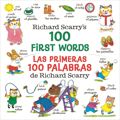 Richard Scarry's 100 First Words/Las primeras 100 palabras de Richard Scarry: Bilingual Edition Cover Image