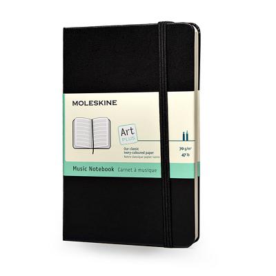 Moleskine Art Plus Music Notebook, Pocket, Black, Hard Cover (3.5 x 5.5) (Classic Notebooks)