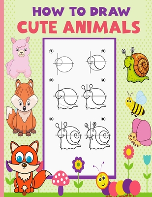 How To Draw Animals: Easy Step by Step Drawing-Animals,Unicorns and  Monsters...