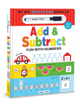 My Big Wipe And Clean Book of Add And Subtract for Kids: Fun With Numbers Cover Image